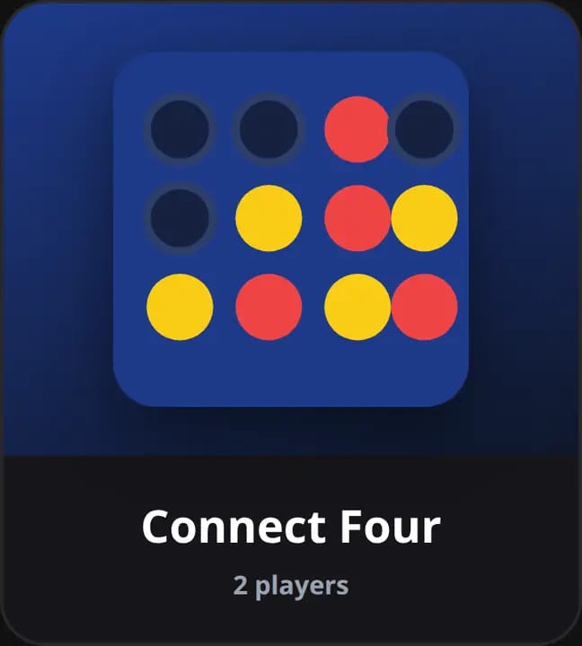 Connect Four online multiplayer as a quick virtual meeting icebreaker