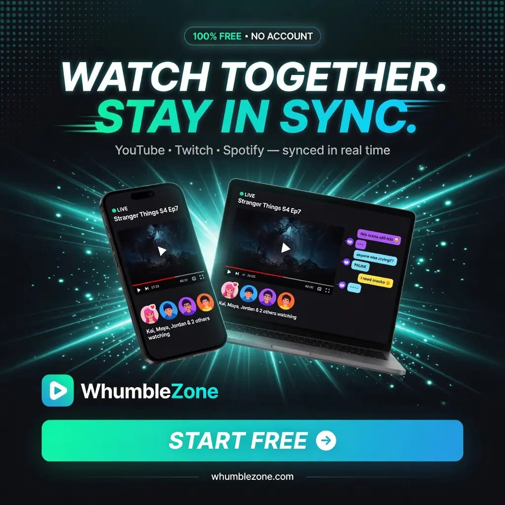 Watch party for large groups on WhumbleZone
