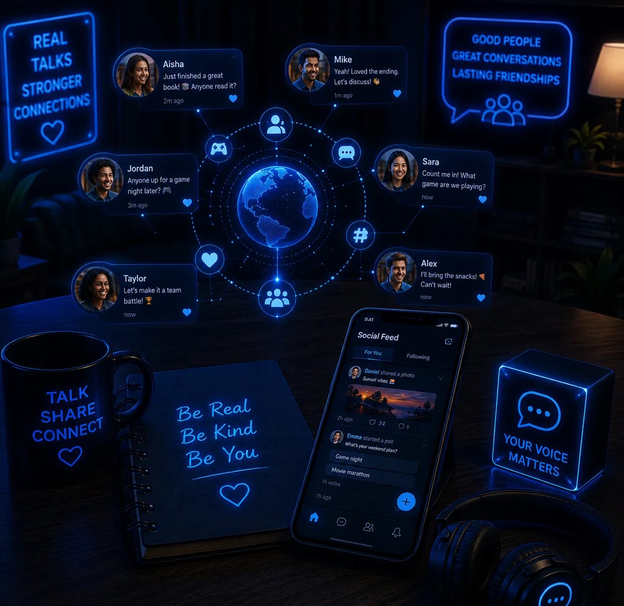 WhumbleZone virtual study room with timer and shared focus tools