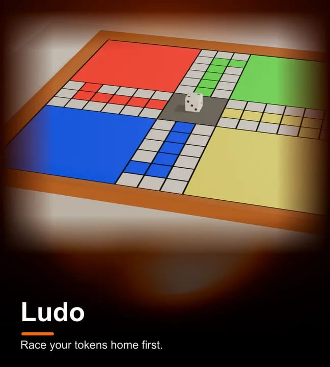 Ludo online multiplayer board in WhumbleZone game room Ludo online multiplayer board in WhumbleZone game room